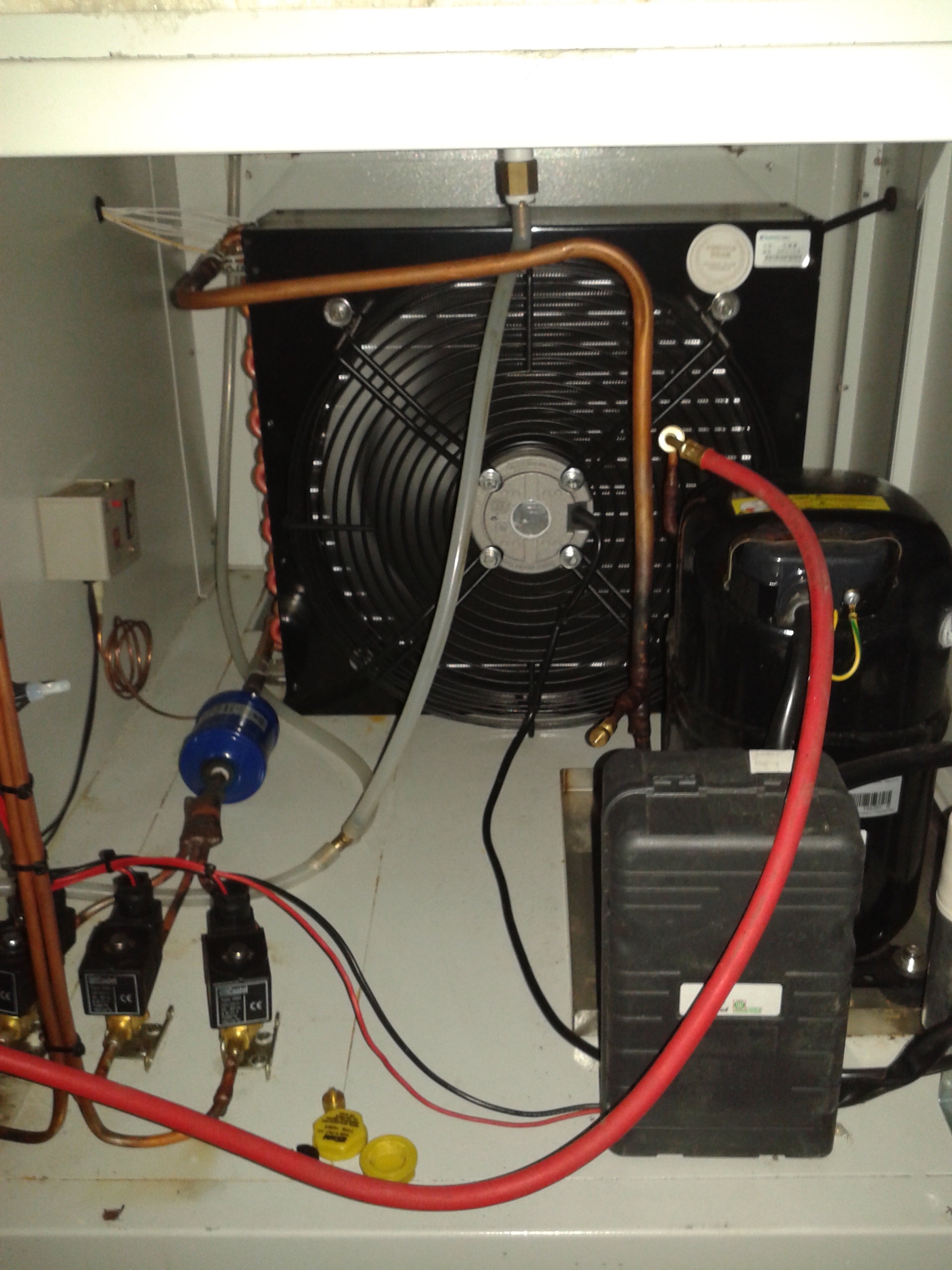 風冷型恒溫恒濕機壓縮機系統詳細圖